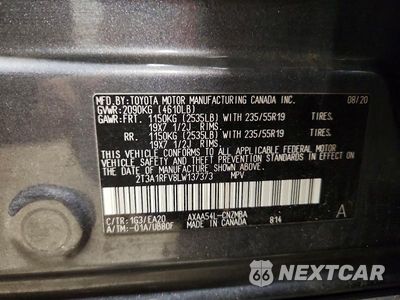 Zdjęcie 12 z 12 samochodu: 2020 TOYOTA RAV4 XLE PREMIUM VIN:2T3A1RFV8LW137373 - miniatura