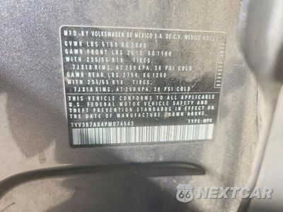 Zdjęcie 13 z 13 samochodu: 2023 VOLKSWAGEN TIGUAN SE VIN:3VV3B7AX4PM074543 - miniatura