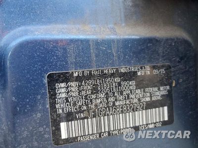 Zdjęcie 12 z 12 samochodu: 2015 SUBARU IMPREZA VIN:JF1GPAA68F8327927 - miniatura