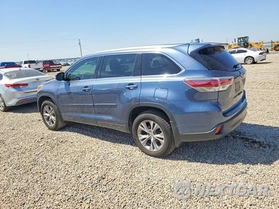 Drugie zdjęcie samochodu z przodu: 2015 TOYOTA HIGHLANDER XLE VIN:5TDKKRFH5FS097660 - miniatura