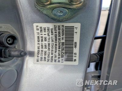 Zdjęcie 12 z 12 samochodu: 2016 HONDA CIVIC EX VIN:19XFC2F79GE210860 - miniatura