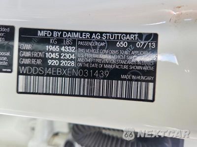 Zdjęcie 12 z 12 samochodu: 2014 MERCEDES-BENZ CLA 250 VIN:WDDSJ4EBXEN031439 - miniatura