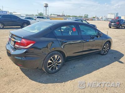 Trzecie zdjęcie samochodu z tyłu: 2014 HONDA CIVIC EX VIN:19XFB2F86EE080500 - miniatura