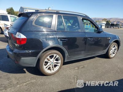 Trzecie zdjęcie samochodu z tyłu: 2007 BMW X3 3.0SI VIN:WBXPC93487WF01725 - miniatura