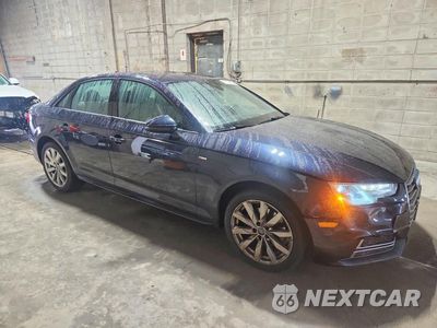 Czwarte zdjęcie samochodu z boku: 2018 AUDI A4 PREMIUM VIN:WAUKMAF40JN013085 - miniatura