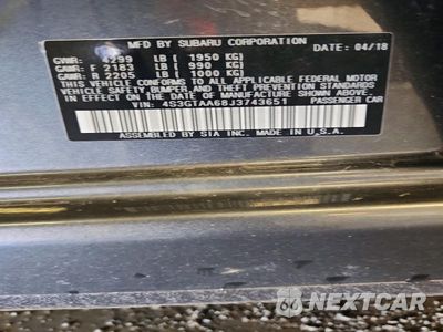 Zdjęcie 13 z 13 samochodu: 2018 SUBARU IMPREZA VIN:4S3GTAA68J3743651 - miniatura