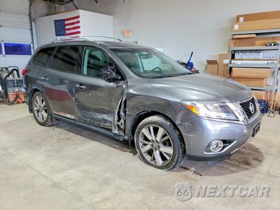 Czwarte zdjęcie samochodu z boku: 2015 NISSAN PATHFINDER S VIN:5N1AR2MMXFC707371 - miniatura