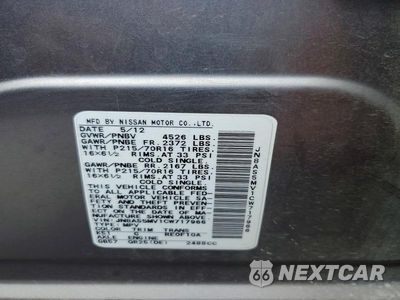 Zdjęcie 13 z 13 samochodu: 2012 NISSAN ROGUE S VIN:JN8AS5MV1CW717966 - miniatura