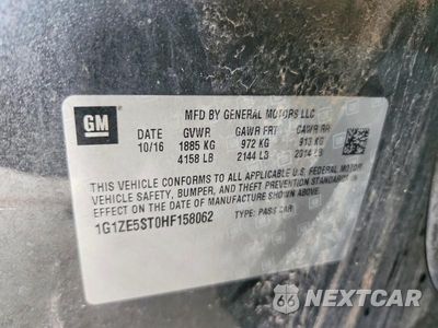 Zdjęcie 12 z 12 samochodu: 2017 CHEVROLET MALIBU LT VIN:1G1ZE5ST0HF158062 - miniatura
