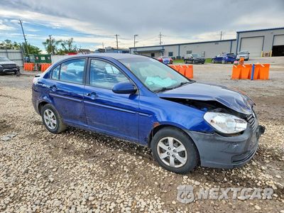 Czwarte zdjęcie samochodu z boku: 2009 HYUNDAI ACCENT GLS VIN:KMHCN46CX9U324730 - miniatura