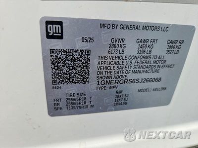 Zdjęcie 14 z 14 samochodu: 2025 CHEVROLET TRAVERSE LT VIN:1GNERGRS6SJ266068 - miniatura