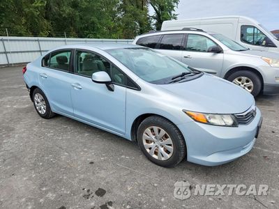 Czwarte zdjęcie samochodu z boku: 2012 HONDA CIVIC LX VIN:2HGFB2F59CH581843 - miniatura