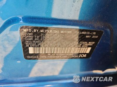 Zdjęcie 13 z 13 samochodu: 2017 MITSUBISHI MIRAGE G4 ES VIN:ML32F3FJ5HHF06984 - miniatura
