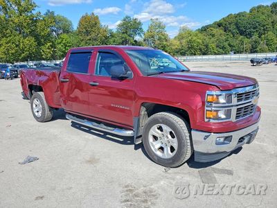 Czwarte zdjęcie samochodu z boku: 2014 CHEVROLET SILVERADO K1500 LT VIN:3GCUKREC7EG323970 - miniatura