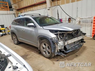 Czwarte zdjęcie samochodu z boku: 2017 TOYOTA HIGHLANDER LIMITED PLATINUM VIN:5TDDZRFH7HS460242 - miniatura