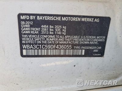Zdjęcie 12 z 12 samochodu: 2013 BMW 328 I SULEV VIN:WBA3C1C59DF436055 - miniatura
