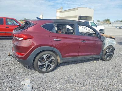 Trzecie zdjęcie samochodu z tyłu: 2016 HYUNDAI TUCSON LIMITED VIN:KM8J33A25GU059556 - miniatura