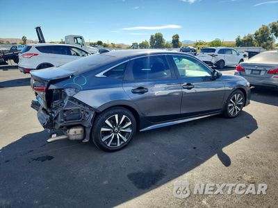 Trzecie zdjęcie samochodu z tyłu: 2023 HONDA CIVIC EX VIN:2HGFE1F74PH318748 - miniatura