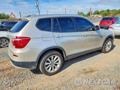 Trzecie zdjęcie samochodu z tyłu: 2014 BMW X3 XDRIVE28I VIN:5UXWX9C54E0D23395 - miniatura