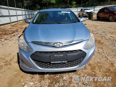 Piąte zdjęcie samochodu w środku: 2014 HYUNDAI SONATA HYBRID VIN:KMHEC4A43EA113444 - miniatura