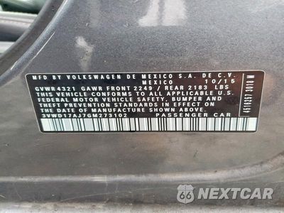 Zdjęcie 12 z 12 samochodu: 2016 VOLKSWAGEN JETTA SPORT VIN:3VWD17AJ7GM273102 - miniatura