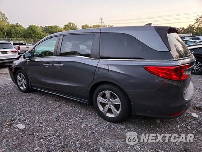 Drugie zdjęcie samochodu z przodu: 2018 HONDA ODYSSEY EXL VIN:5FNRL6H78JB028148 - miniatura