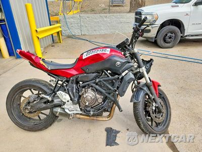 2017 YAMAHA FZ07 JYARM06E5HA013116 - główne zdjęcie licytacji z USA - miniatura