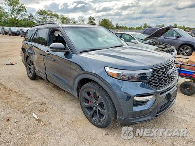 Czwarte zdjęcie samochodu z boku: 2023 FORD EXPLORER ST VIN:1FM5K8GC6PGC11621 - miniatura