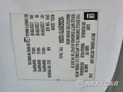 Zdjęcie 13 z 13 samochodu: 2005 CHEVROLET EXPRESS G2500 VIN:1GCGG25V751102004 - miniatura
