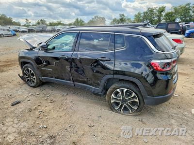 Drugie zdjęcie samochodu z przodu: 2022 JEEP COMPASS LIMITED VIN:3C4NJDCB5NT185860 - miniatura