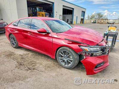 Czwarte zdjęcie samochodu z boku: 2019 HONDA ACCORD SPORT VIN:1HGCV1F32KA129104 - miniatura