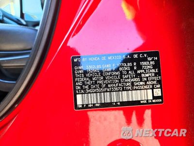Zdjęcie 12 z 12 samochodu: 2015 HONDA FIT LX VIN:3HGGK5G5XFM733672 - miniatura