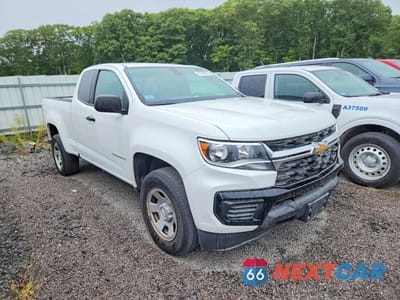 Czwarte zdjęcie samochodu z boku: 2022 CHEVROLET COLORADO VIN:1GCHSBEA1N1125407 - miniatura