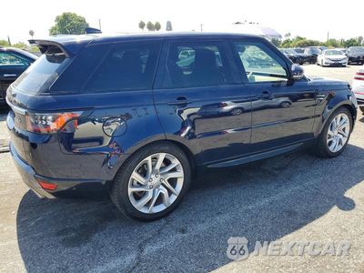 Trzecie zdjęcie samochodu z tyłu: 2020 LAND ROVER RANGE ROVER SPORT HSE VIN:SALWR2SU0LA738576 - miniatura