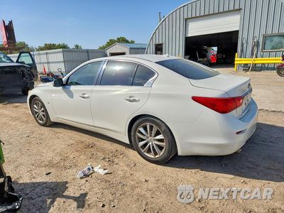 Drugie zdjęcie samochodu z przodu: 2014 INFINITI Q50 PREMIUM VIN:JN1BV7AP1EM678449 - miniatura