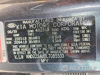 Zdjęcie 12 z 12 samochodu: 2020 KIA SOUL LX VIN:KNDJ23AU0L7085533 - miniatura