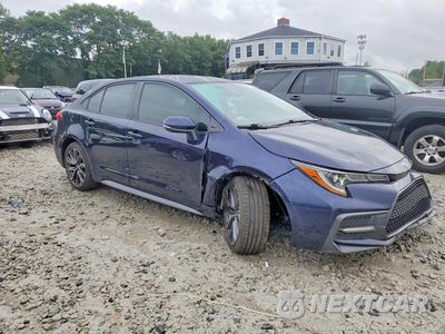 Czwarte zdjęcie samochodu z boku: 2021 TOYOTA COROLLA SE VIN:5YFS4MCE2MP060711 - miniatura
