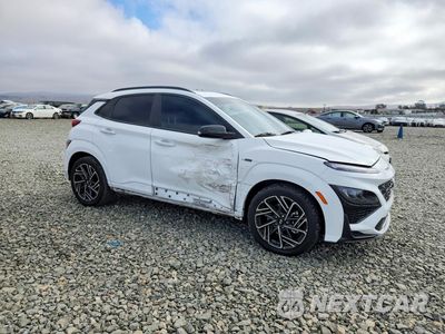 Czwarte zdjęcie samochodu z boku: 2022 HYUNDAI KONA N LINE VIN:KM8K3CA38NU808456 - miniatura