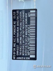 Zdjęcie 10 z 11 samochodu: 2015 PORSCHE CAYENNE VIN:WP1AF2A28FLA38063 - miniatura