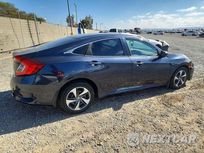 Trzecie zdjęcie samochodu z tyłu: 2019 HONDA CIVIC LX VIN:19XFC2F6XKE050357 - miniatura
