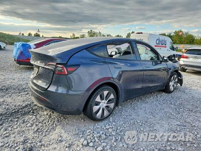 Trzecie zdjęcie samochodu z tyłu: 2021 TESLA MODEL Y VIN:5YJYGDEE8MF189319 - miniatura