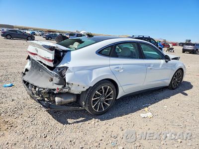 Trzecie zdjęcie samochodu z tyłu: 2020 HYUNDAI SONATA LIMITED VIN:5NPEH4J26LH059616 - miniatura