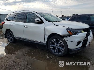 Czwarte zdjęcie samochodu z boku: 2017 NISSAN PATHFINDER PLATINUM VIN:5N1DR2MM3HC678974 - miniatura