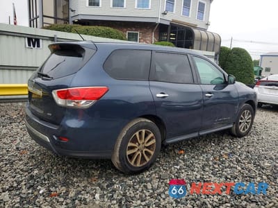 Trzecie zdjęcie samochodu z tyłu: 2014 NISSAN PATHFINDER S VIN:5N1AR2MM7EC730587 - miniatura