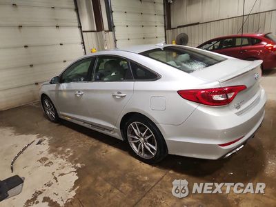 Drugie zdjęcie samochodu z przodu: 2017 HYUNDAI SONATA SPORT 2.0T VIN:5NPE34AB8HH564336 - miniatura