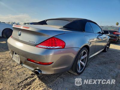 Trzecie zdjęcie samochodu z tyłu: 2008 BMW 650 I VIN:WBAEB53508CX62482 - miniatura