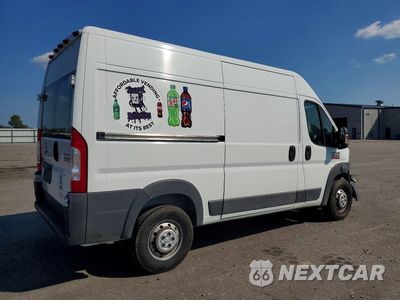 Trzecie zdjęcie samochodu z tyłu: 2014 RAM PROMASTER 2500 DELIVERY VAN VIN:3C6TRVCG0EE109170 - miniatura