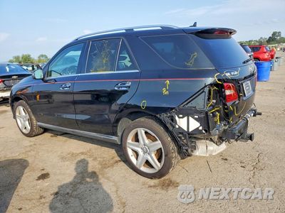 Drugie zdjęcie samochodu z przodu: 2014 MERCEDES-BENZ ML 350 4MATIC VIN:4JGDA5HB5EA374182 - miniatura