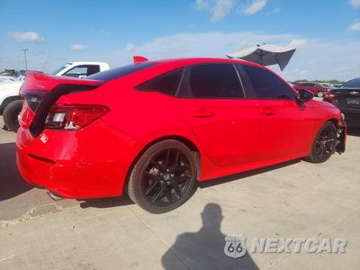 Trzecie zdjęcie samochodu z tyłu: 2022 HONDA CIVIC SPORT VIN:2HGFE2F50NH531293 - miniatura