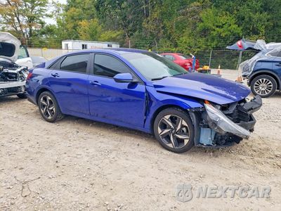 Czwarte zdjęcie samochodu z boku: 2023 HYUNDAI ELANTRA SEL VIN:KMHLS4AG0PU499004 - miniatura